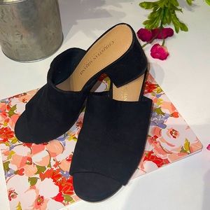 Christian Siriano Black Heeled Sandals